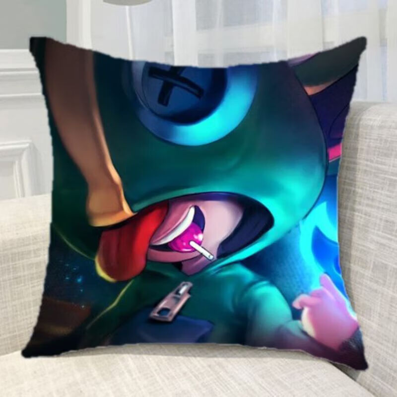 CLCEY执爱荒野乱斗周边抱枕波克柯尔特杰克定制卡通沙发玩偶靠垫 1 60x 35x35CM迷你(枕套枕芯) 1