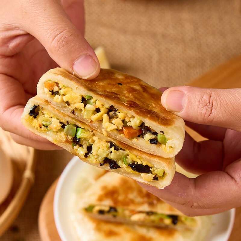 淳食记西葫芦鸡蛋馅饼早餐馅饼煎饼速冻半成品 【七鲜同款】