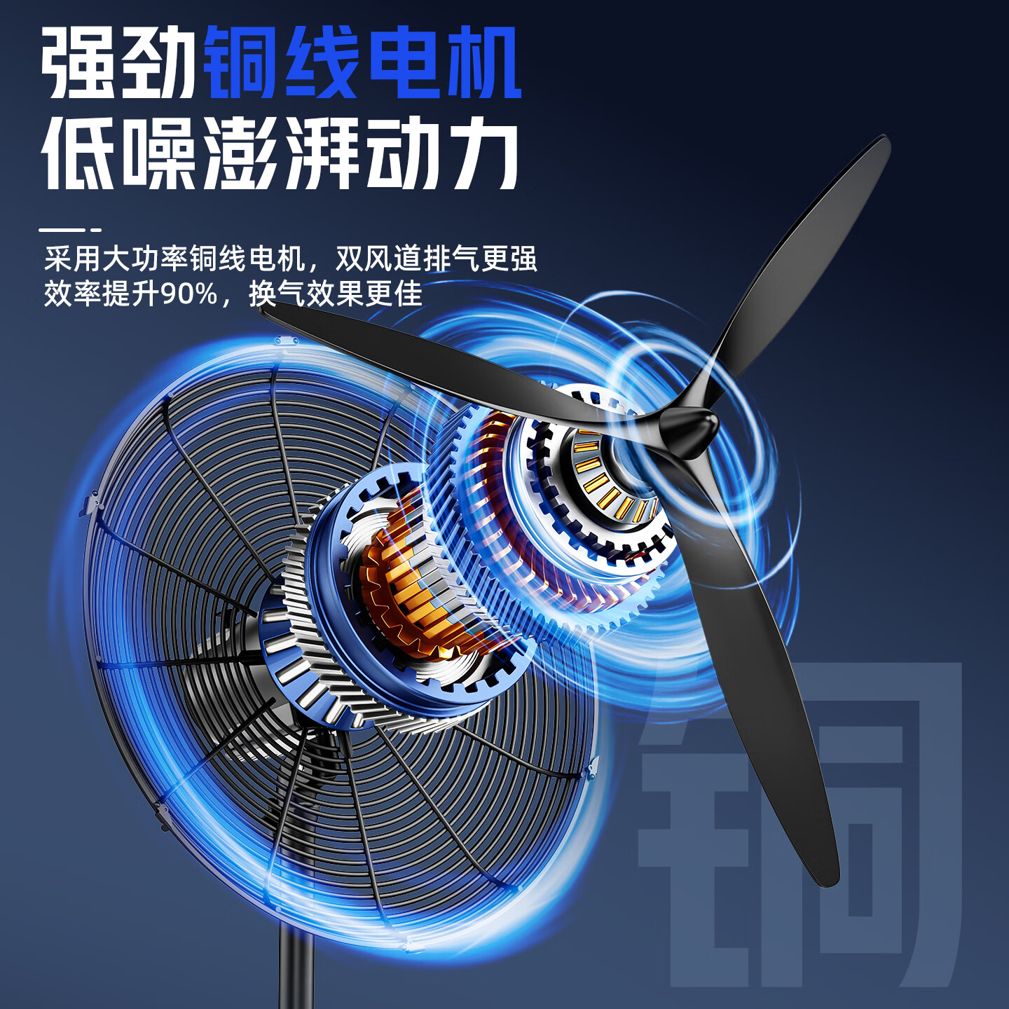 先锋(SINGFUN)工业风扇电风扇大风力落地扇强力牛角扇大功率吹除甲醛壁扇大风扇工厂车间饭店商用摇头风扇 650落地扇-塑钢叶【多仓发货】加粗网