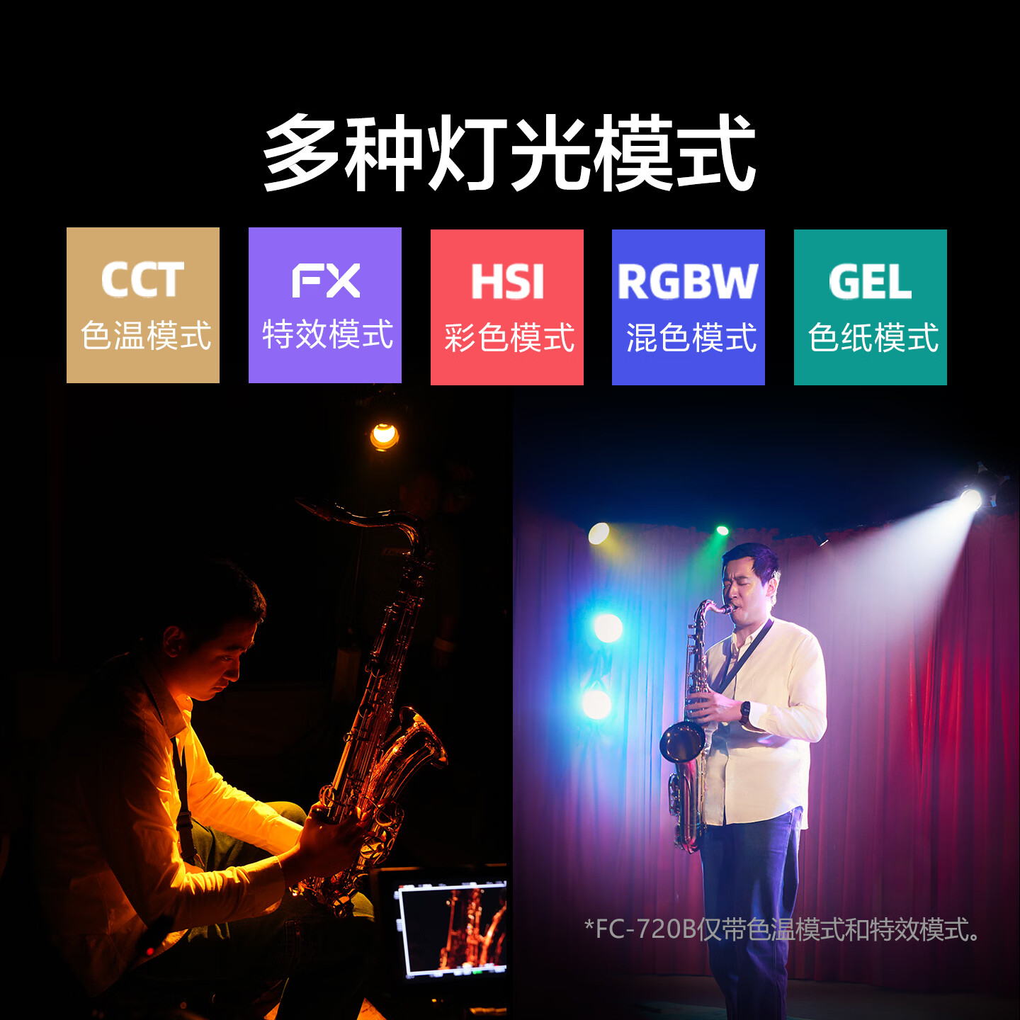 南光（NANLITE）FC-720B/720C大功率专业影视灯 影棚平面拍摄直播间常亮补光灯 保荣卡口设计 FC-720B标配