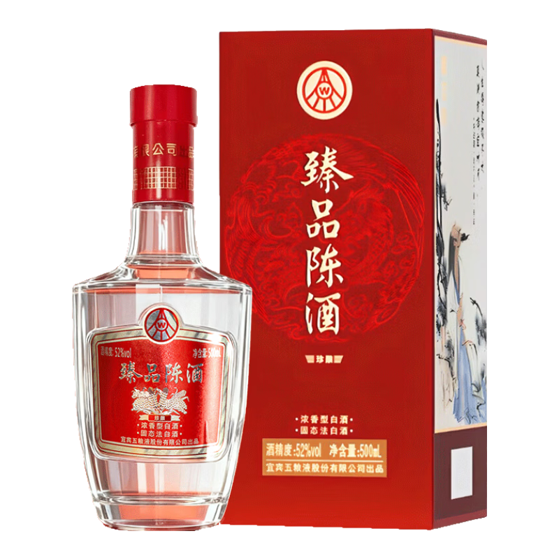 ����Һ�ɷݳ�Ʒ ��Ʒ�¾� Ũ���Ͱ׾� 52�� 500mL ��ƿװ �������� 69.0Ԫ����69Ԫ/����