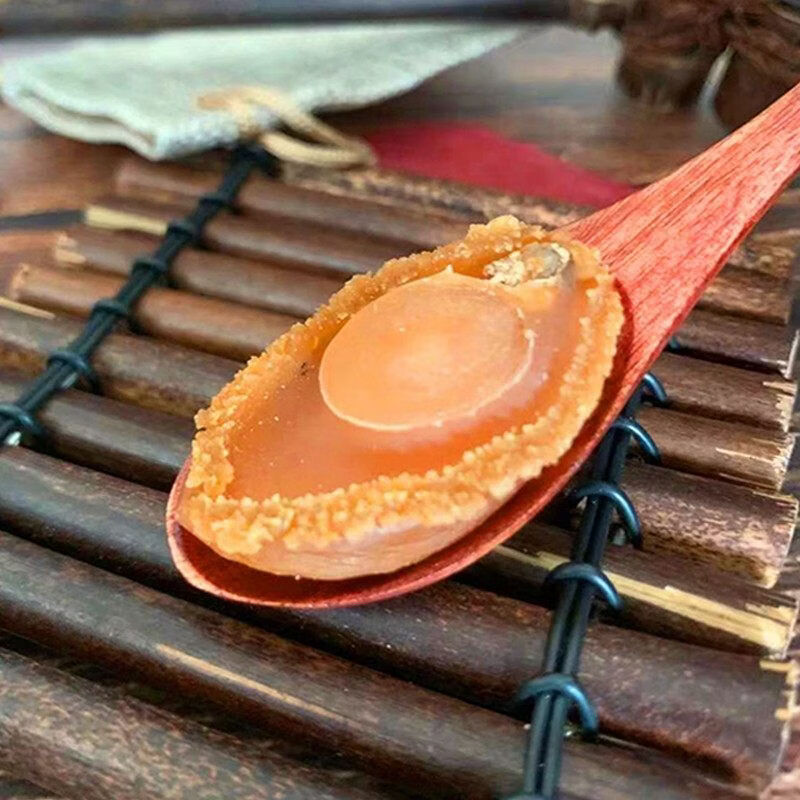 朝鱼汐拾鲍鱼干特大大连黄金淡干佛跳墙原材料50头干货粽子小鲍仔100g 100-101只1斤