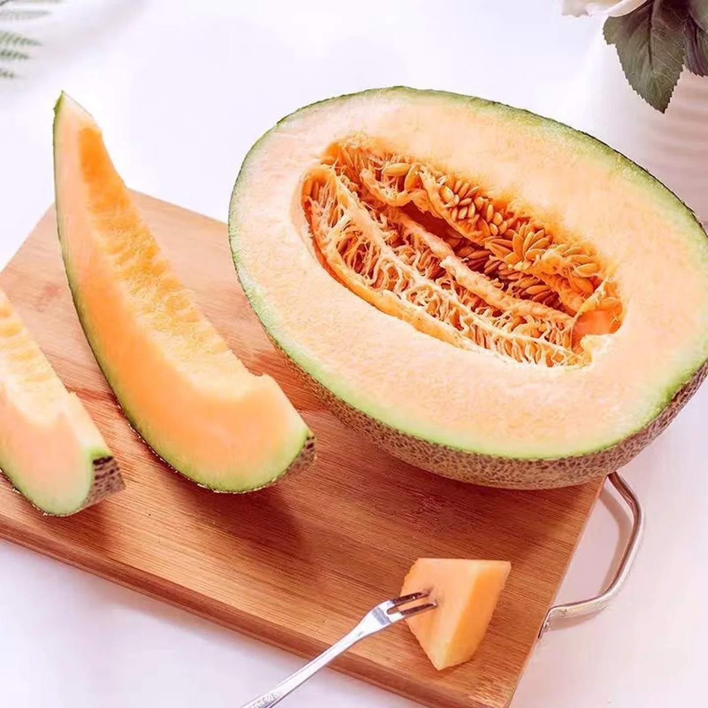 季节集 海南哈密瓜西州蜜 源头直发包邮A 畅饮2-3个5斤装——净重4.5-5斤