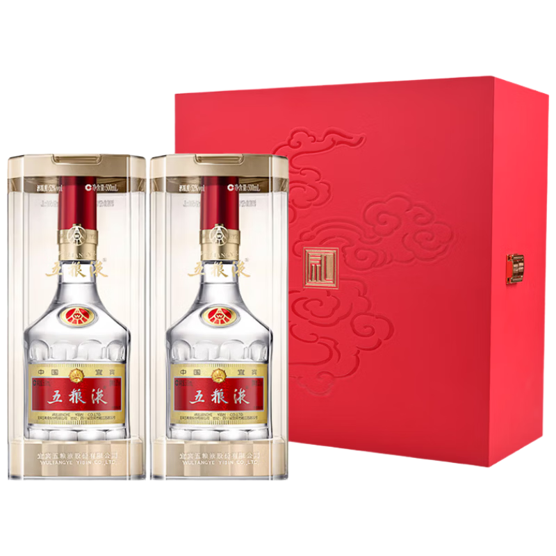 ���ڲ�����Wuliangye/����Һ ����˴� 52�� Ũ���� 500ml 2ƿ 1781.01Ԫ