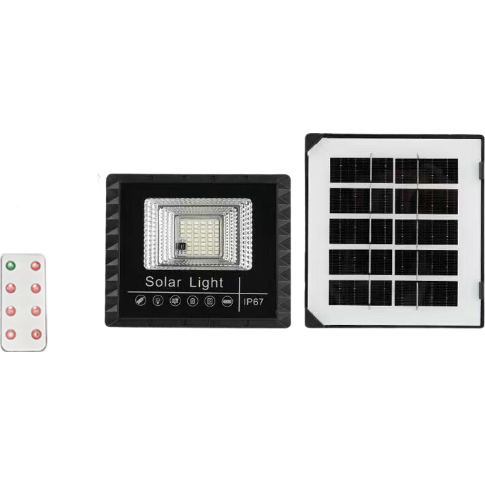 创宙 太阳能灯庭院灯户外防水路灯天黑自动亮光感人体感应LED灯免布线 天黑自动亮+聚光10W（一台装） 五米线+遥控器定时