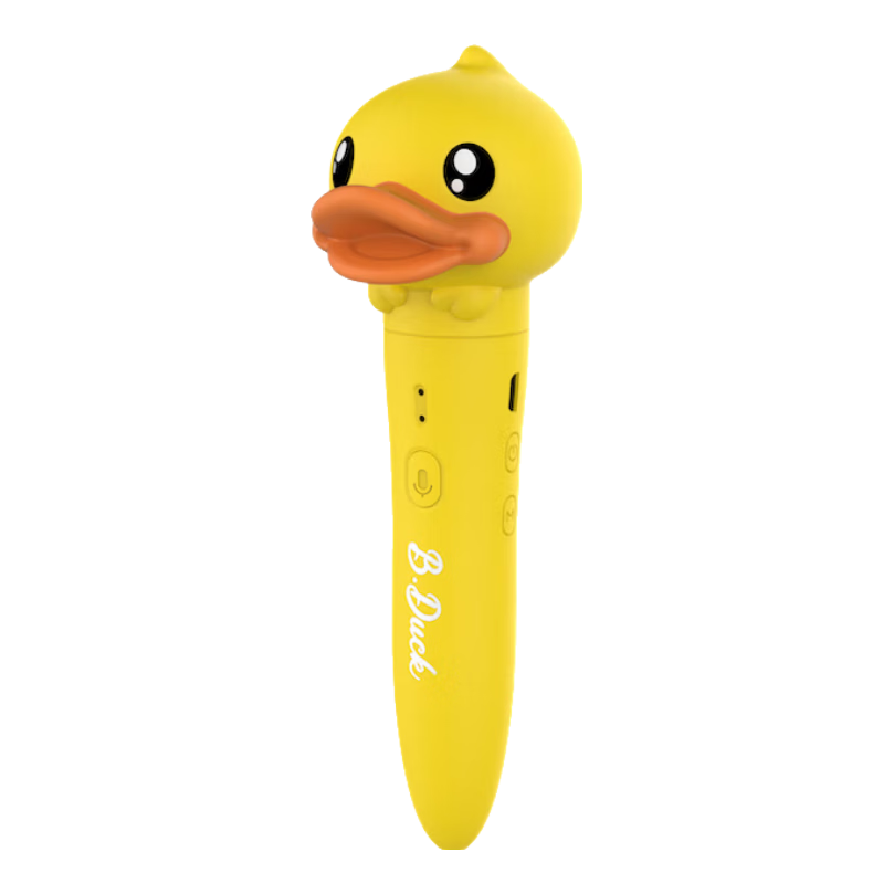BDuck小黃鴨聯(lián)名嬰幼兒童英語雙語智能啟蒙點讀筆AI語音互動故事音樂機(jī)離線在線通用早教學(xué)習(xí)工具