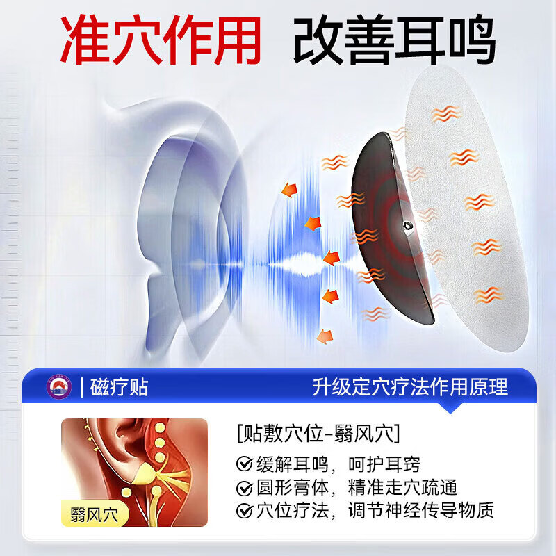 华神方耳鸣贴神经性蝉鸣声嗡嗡响有声专用膏药贴日本进口耳鸣专用膏药贴 特效3盒【一贴止鸣】 0盒*0片 聆香港宝芝林耳鸣贴穴位刺激贴