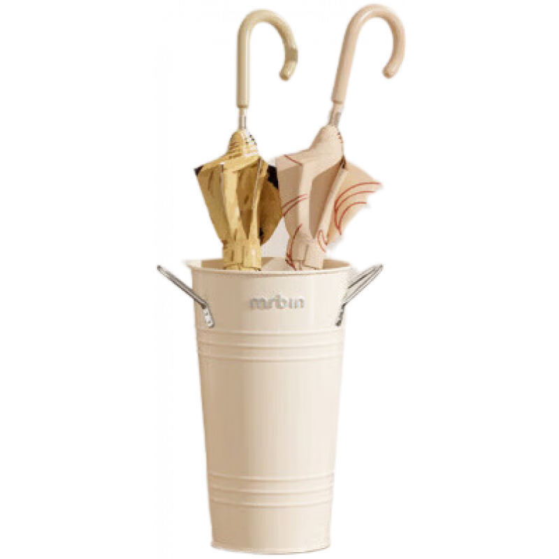 麥桶桶（Mr.Bin）家用雨傘架入戶門口收納層架瀝水傘架金屬創(chuàng)意放長(zhǎng)柄傘放置筒 大號(hào)醒花_收納