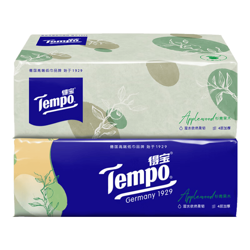 �ñ� TEMPO ��ֽ ���ľֽ�� ���� 4��Ӻ� 90��*2�� 3.4Ԫ