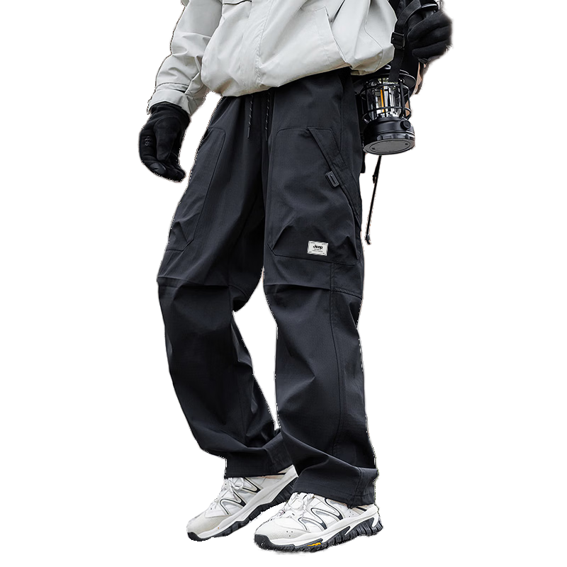 JEEP SPIRIT吉普冲锋裤男士裤子男款春夏季工装裤休闲裤直筒运动长裤