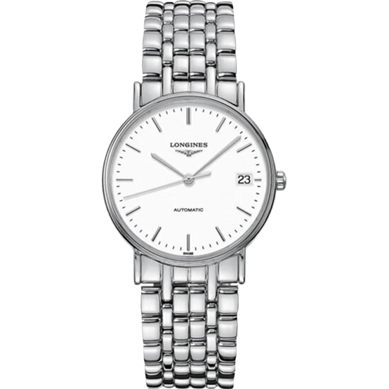 浪琴瑞士手表 时尚系列自动机械女士腕表情人节送礼L4.821.4.12.6