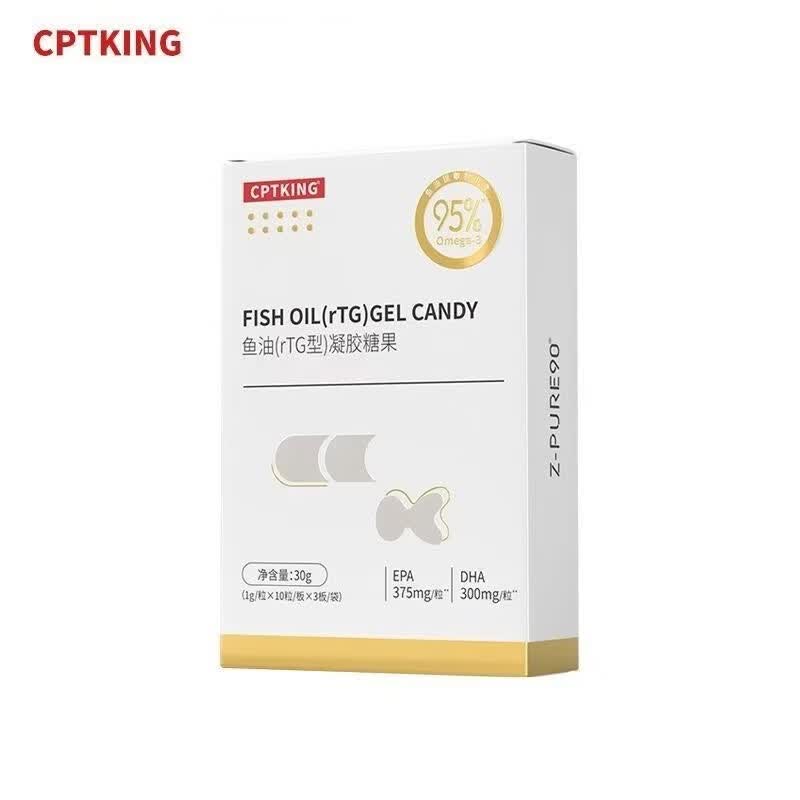 赛霸（CPTKING）赛霸鱼油RTG型IFOS认证90%高纯EPA+DHA欧米伽3软胶囊 健身人用 囤货装赛霸鱼油RTG型（共270粒） 30粒*10盒
