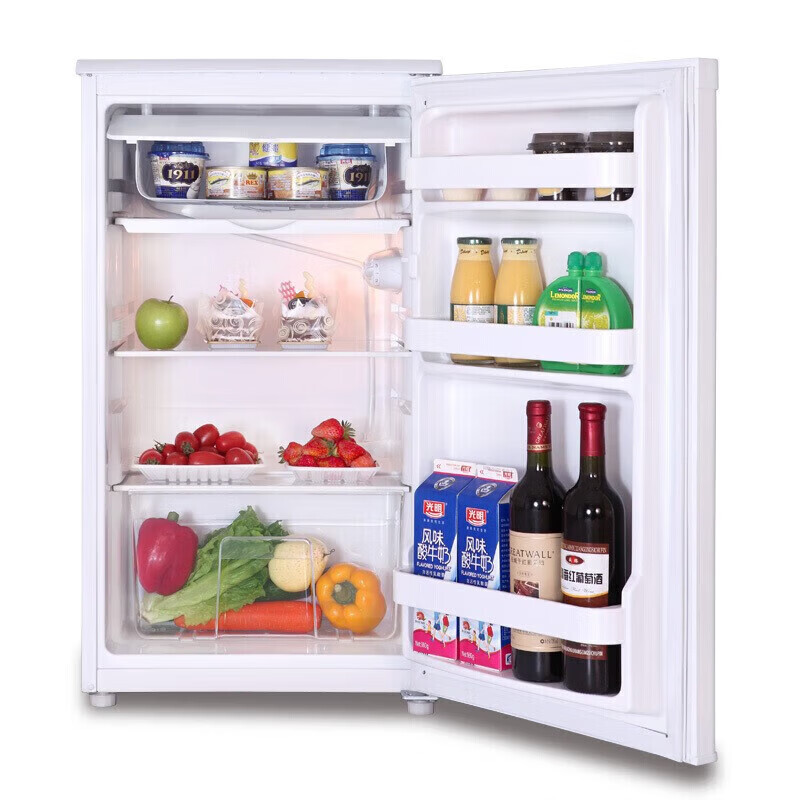 格力（GREE）晶弘冰箱96L单门迷你小冰箱 冷蔵微冷冻节能 家用宿舍租房电冰箱 白色 【送货上门】 白色