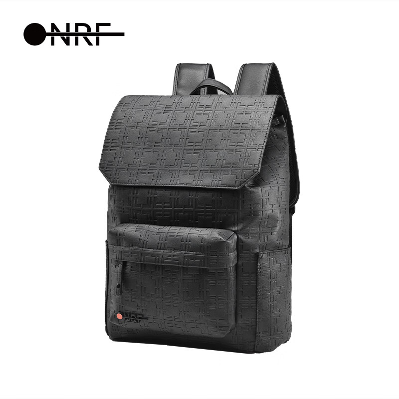 ONRF时尚百搭大容量男士双肩包通勤轻商务休闲外出差通用电脑背包 F1078