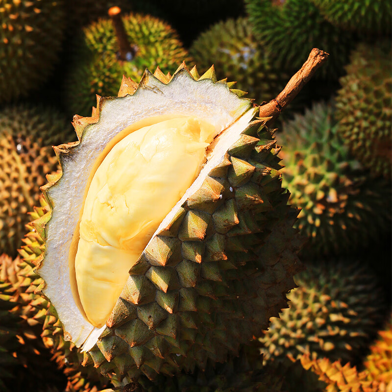 自然树熟 泰国猫山王冷烤双吃榴莲肉 400g*2盒