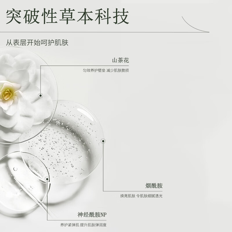 OPOSi山茶花水乳套装补水保湿面霜去黄提亮控油乳液平价护肤品全套学生 （四件套）水+乳+洗面奶+面霜