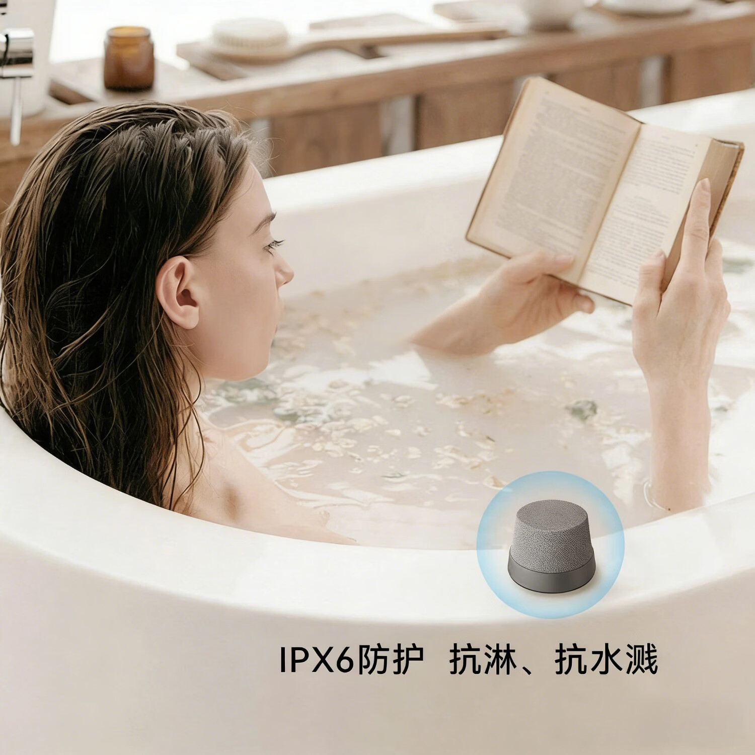 艾勒丝汀【2026新款丨磁吸蓝牙音响】浴室便携式迷你无线手机小音箱家用重低音炮户外露营防水音乐播放器 石墨黑【360°环绕音效丨迷你便携】 2026新款【创意磁吸蓝牙音响】手机支架音箱2合一