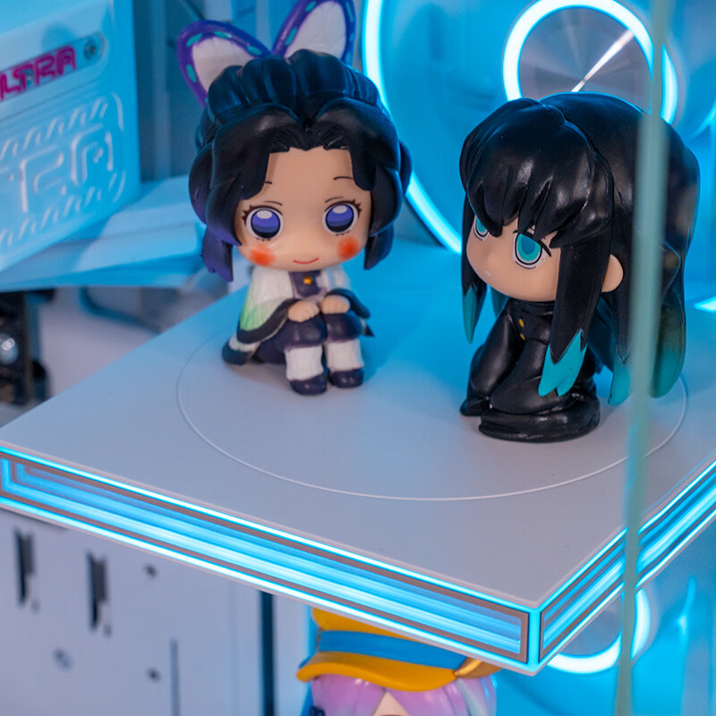 丛林豹电脑机箱风扇镶嵌展示手办置物支架无限镜支持神光同步白色ARGB台式 手办支架【白色】 丛林豹电脑机箱风扇镶嵌展示手办置物支架无限镜支持神光同步白色ARGB台式 手办支架【白色】