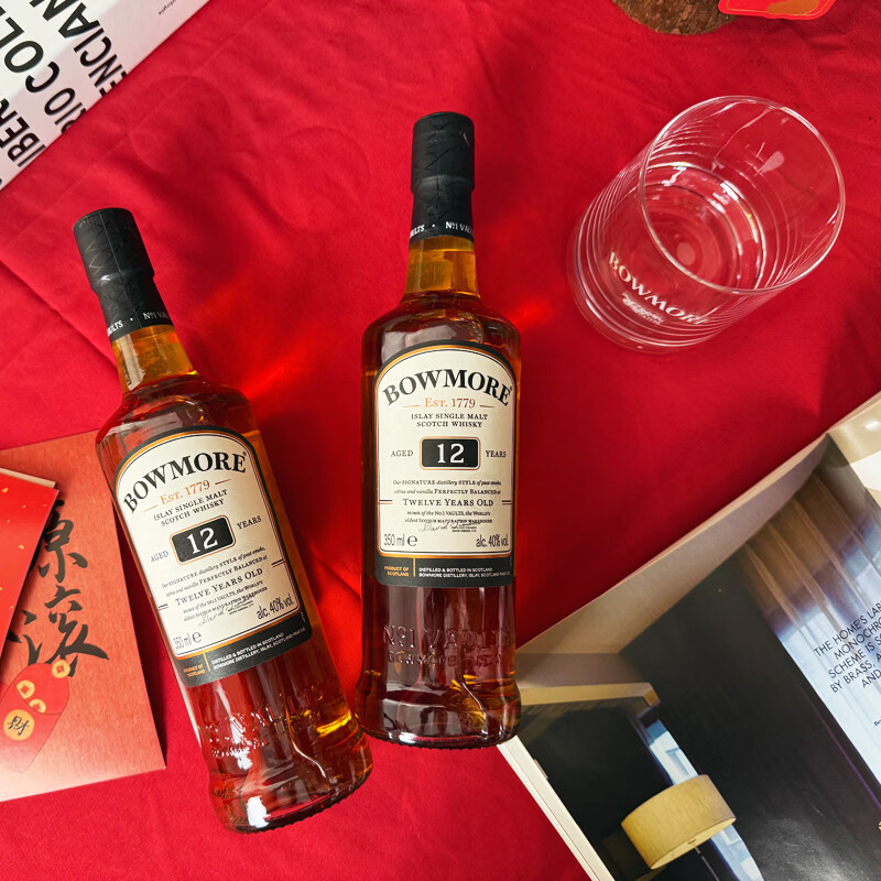 三得利（Suntory）【礼盒装】波摩12年350ml威士忌送礼礼盒装单一麦芽威士忌