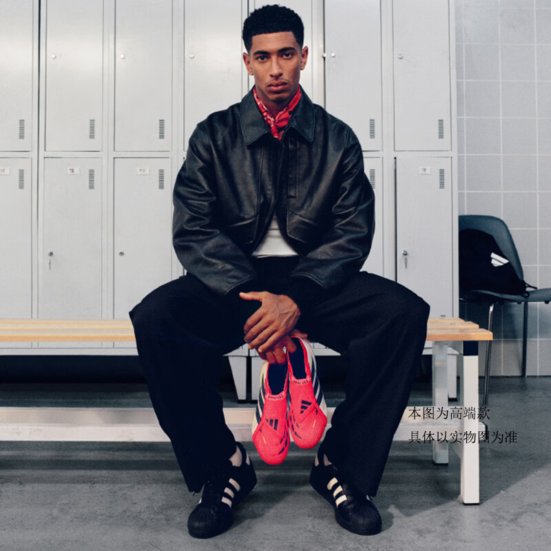 阿迪达斯 (adidas)男子足球鞋 25秋季新款PREDATOR猎鹰 AG短钉中端足球鞋 【猎鹰PREDATOR】黑色/拍大一码/晒图退5 40.5 (255mm)