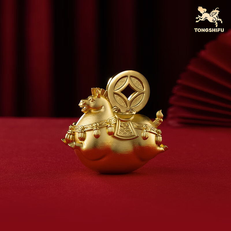 铜师傅 《马上有财》办公室 桌面 铜马摆件 家居摆件伴手礼物