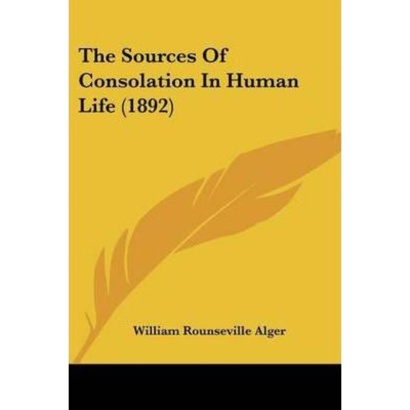 预订the sources of consolation in human life (1892)
