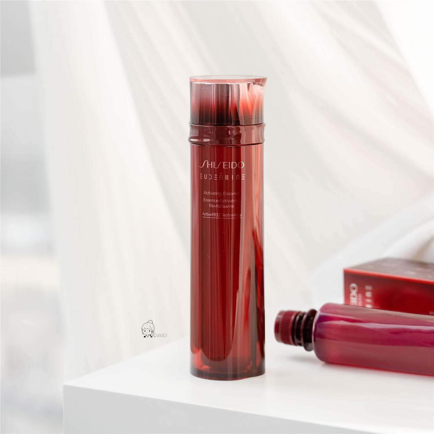 资生堂红光瓶红色蜜露精萃液精华水提亮护肤抗皱抗氧抗老正品 红色蜜露精华水75ml到手3瓶