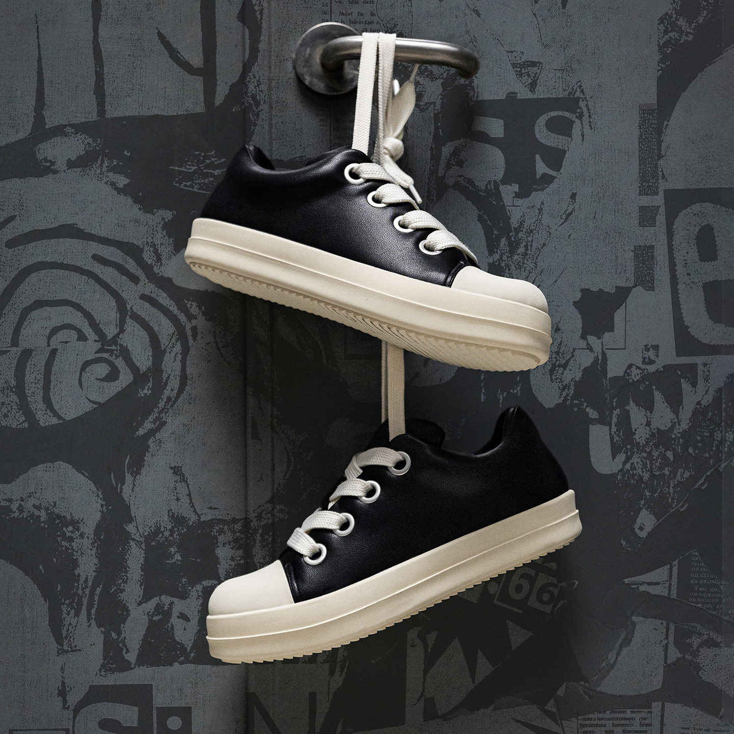 Mr.A小胖丁板鞋男鞋2026新款复古解构大头鞋高街暗黑厚底面包鞋春MRA 黑色 39