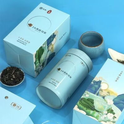 猴王牌猴特級茉莉花茶書畫里的中國小茉莉新茶濃香特級茉莉花茶100g 100g