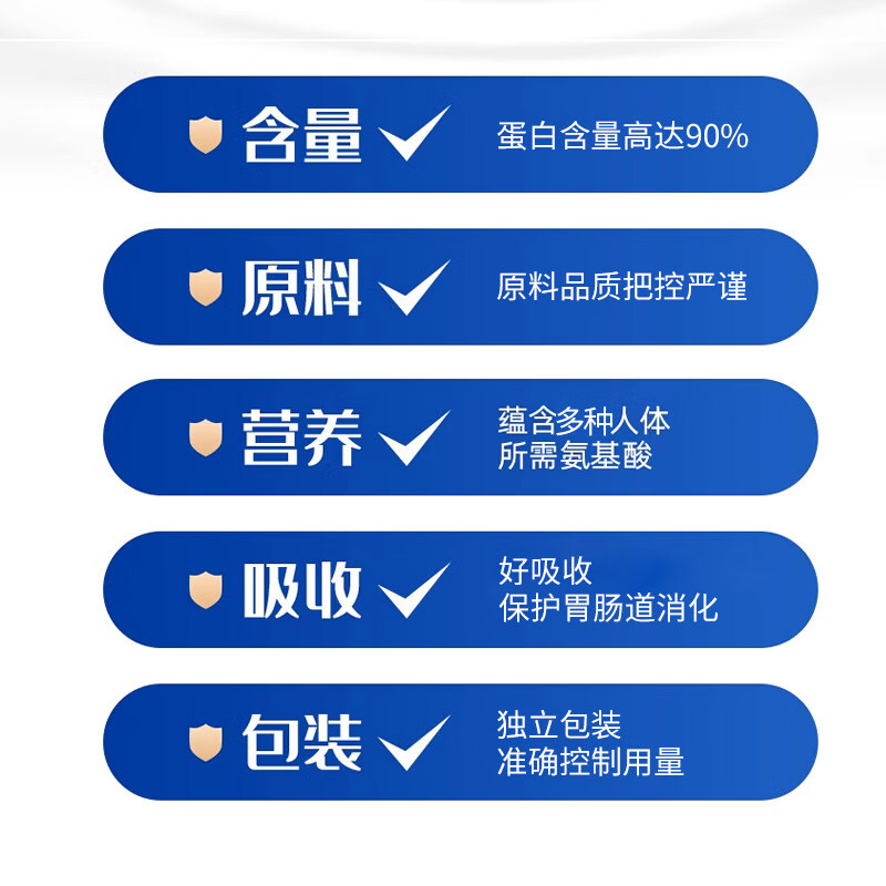 麦聚优水解乳清蛋白粉水解乳清无需肠胃消化可直接吸收日常食养常备 水解乳清蛋白粉 300g*1盒 【10g×30袋】