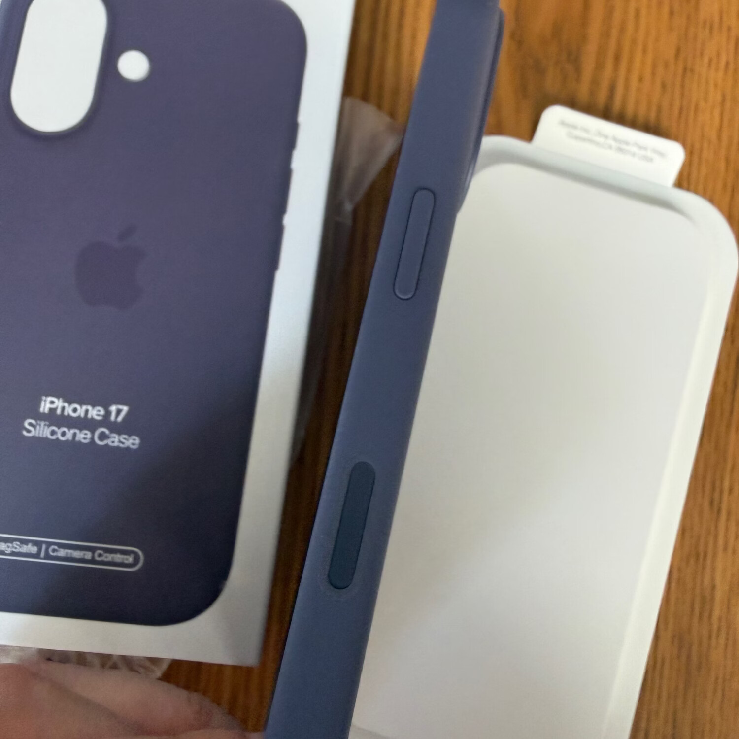 iPhone 17液态硅胶保护壳 磁吸动画按键款(现货速发) 雾紫色 17pro