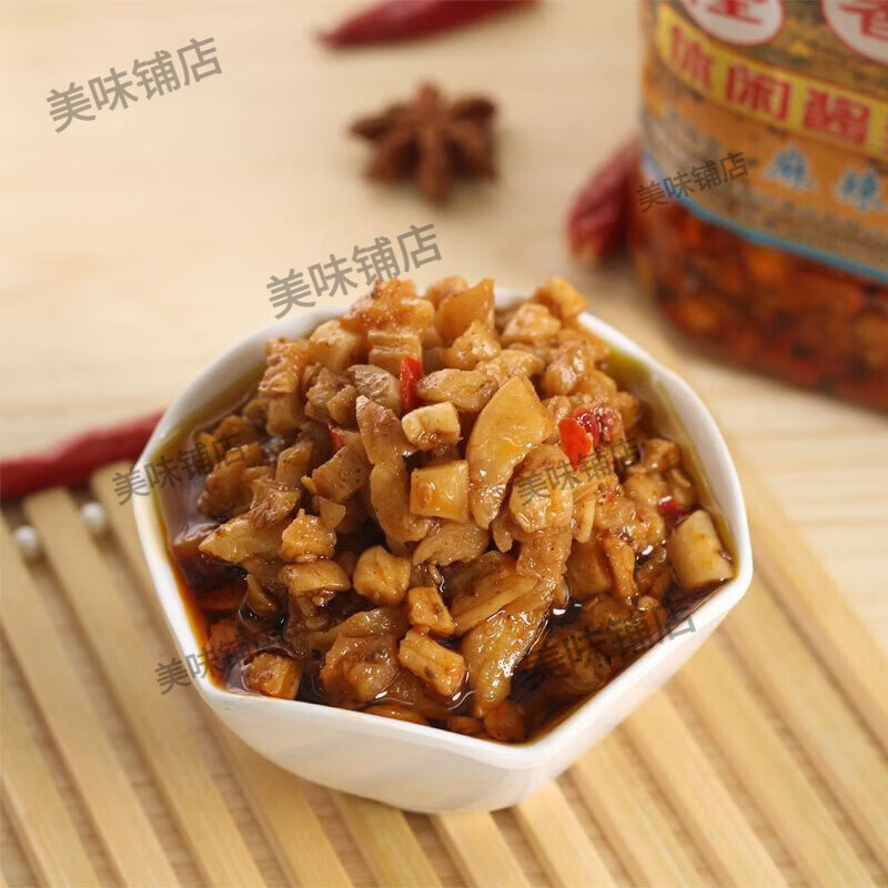 鄂汉隆香坊新货隆香坊休闲酱菜系列麻辣丁萝卜山野菜黄瓜下饭菜腌菜咸菜湖北 麻辣丁500g