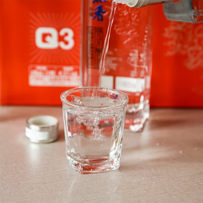 荞化香Q3清香型大瓶荞酒白酒兰益泸西41.8度475ml云南苦荞酒送礼礼盒 41.8度 475mL 4盒