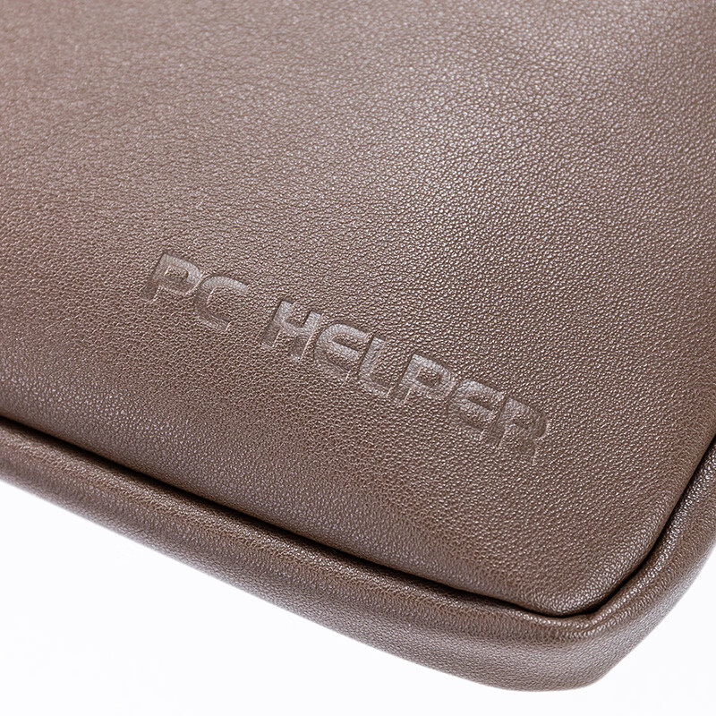 HUAODD华奇电脑助手笔记本包适用于联想戴尔华硕惠普苹果小米华为轻薄本14英寸 焦黄色