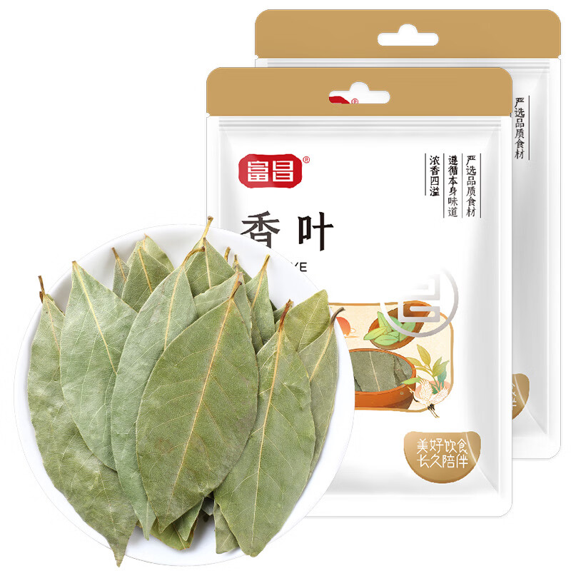 富昌 香辛料 香叶40g(20g*2)月桂叶调味 凉拌 火锅调料 佐料炖肉料