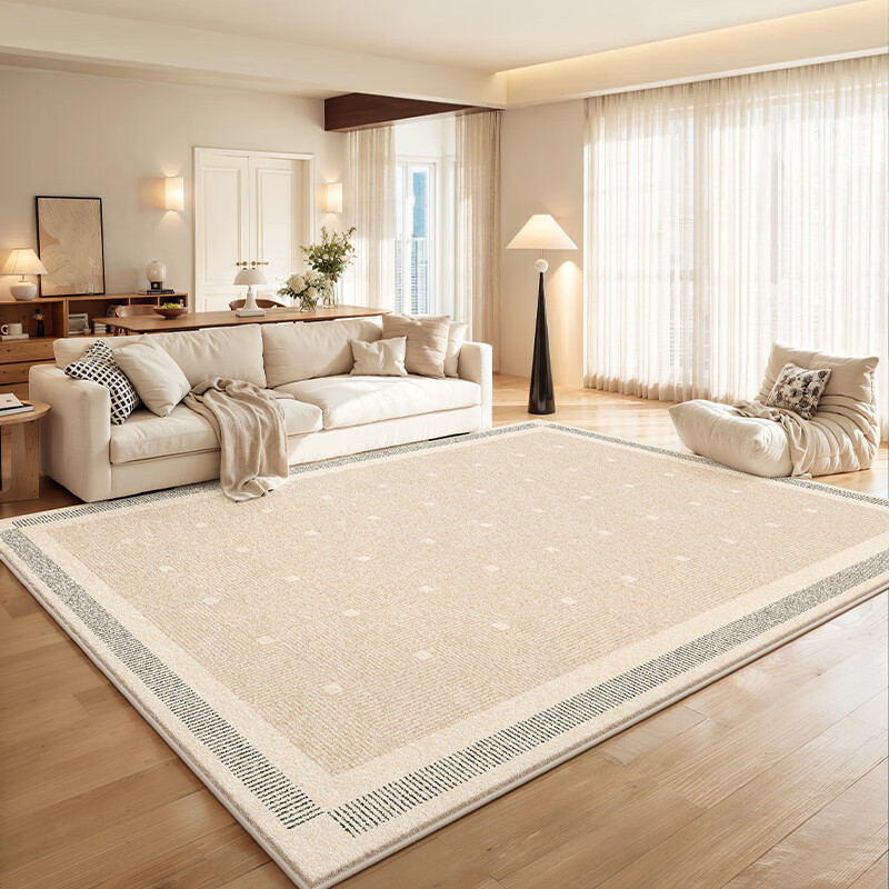 Y U-LIVE地毯客厅2026新款奶油中古风简约高级家用沙发免打理卧室床边 S仿羊绒-乔川 定制尺寸请联系客服【享优惠】