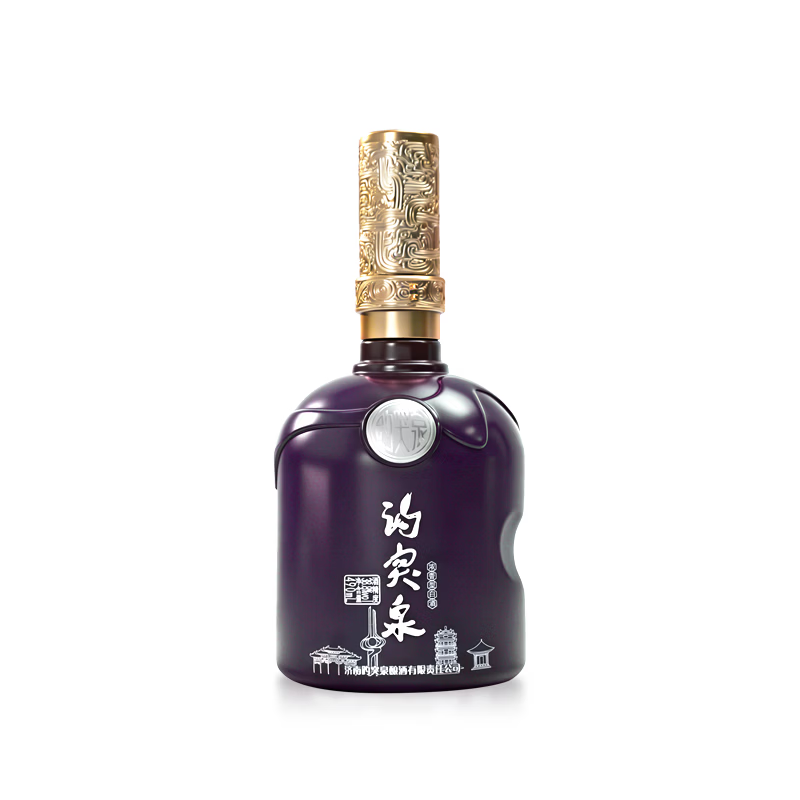 趵突泉紫气东来礼盒装38.8度浓香型白酒整箱送礼宴请团购齐紫东方色彩 38.8度 490mL 6瓶 原箱发货赠3个手提袋