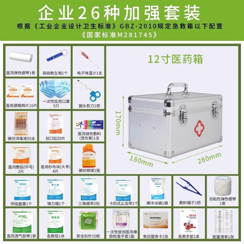 ����ҽҩ����װ���ü��������Ӧ��ҩƷ��ҵ��λҽ����ȫ�״�ҩ������ 12��ҩ��+���ü�����װ ��������ͻ�����