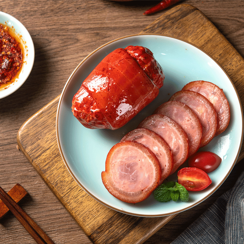 大紅門大红门熟食礼盒礼品酱卤熟食五香鸡猪头肉肘子蒜肠 年货新年礼盒 红门好礼礼盒1525g