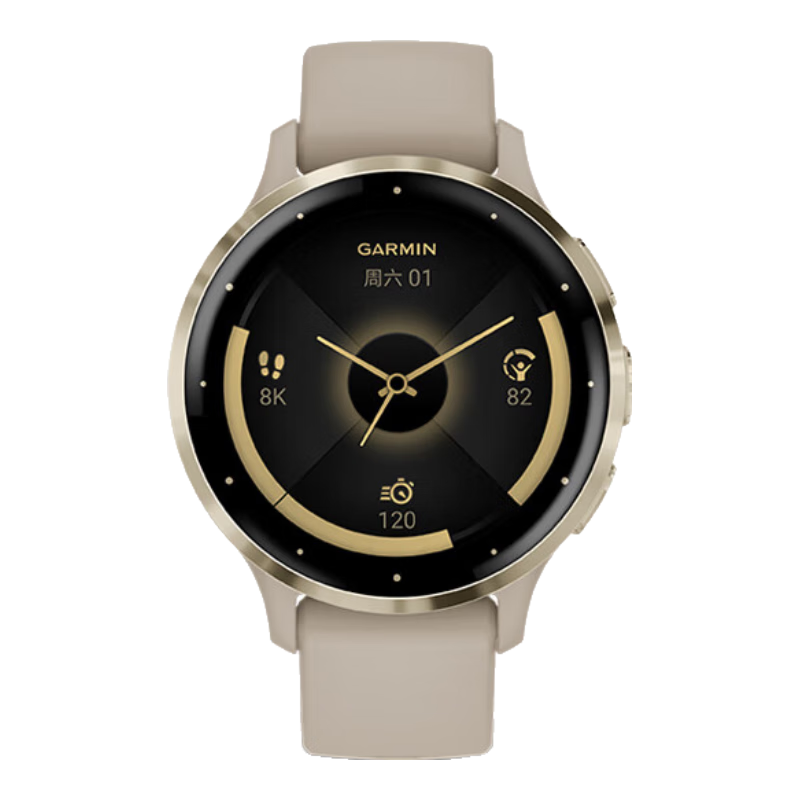 佳明(GARMIN)Venu3s耀沙金智能运动手表ECG心电心率睡眠健康监测接打电话送礼