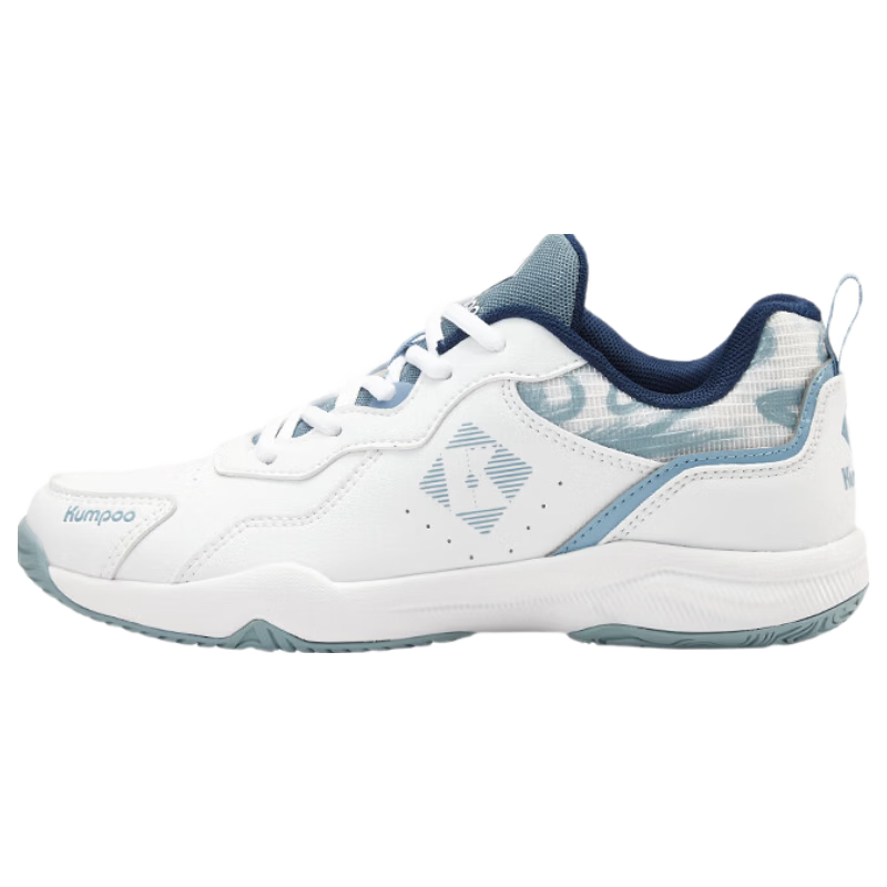 薰風(fēng)（KUMPOO）星云D16羽毛球鞋 透氣百搭防滑減震熏風(fēng)入門(mén)進(jìn)階男女同款運(yùn)動(dòng)鞋 掠影D21 白藍(lán)色 42