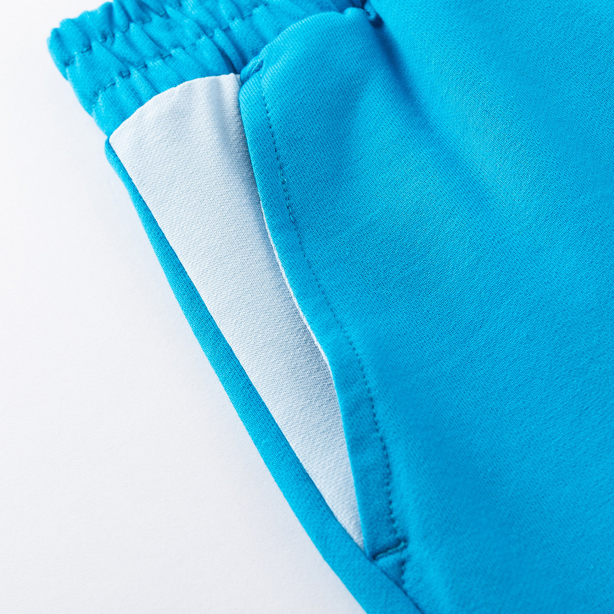 马骑顿针织长裤 湖蓝 110