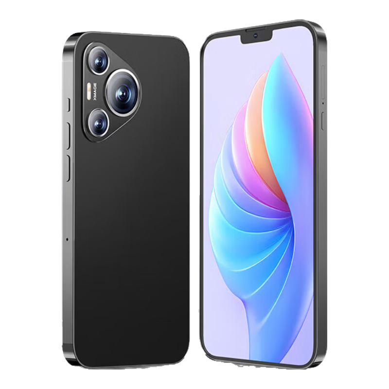 HAWHAI手机P80Pro 新机2026上市天玑9400处理器1T大内存7900mAh快充长续航144HZ高刷护眼学生老年手机 羽砂黑 旗舰版:12G+256G+豪礼大礼包