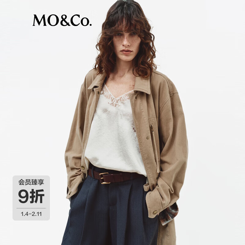 MO&Co.����2026����Ʒ΢�ɿ�������������װ�п˳�����������MBF1COT028 ����ɫ XS /155