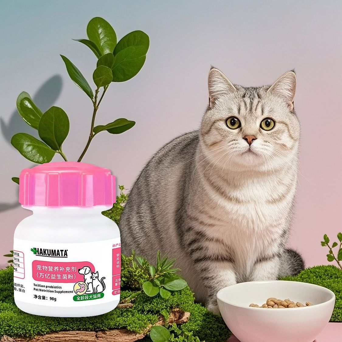 HAKUMATA万亿益生菌猫狗通用肠胃调理平衡消化改善便秘