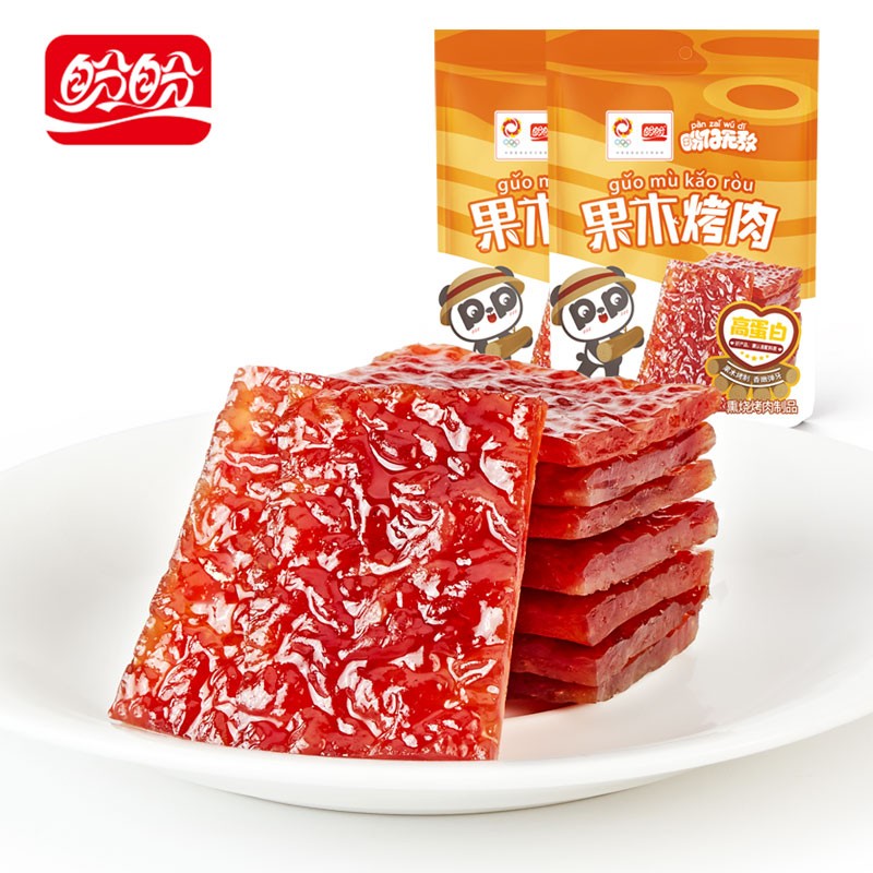 盼盼(pan pan)盼盼 无敌果木烤肉 果木碳烤铺70g袋装 一袋