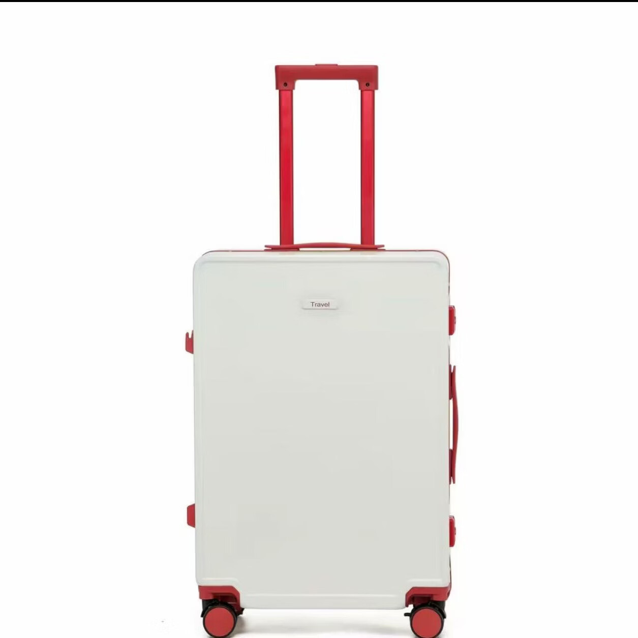 超溶2025新款行李箱大容量旅行箱耐用拉杆密码箱24寸皮箱男女 白色 26英寸