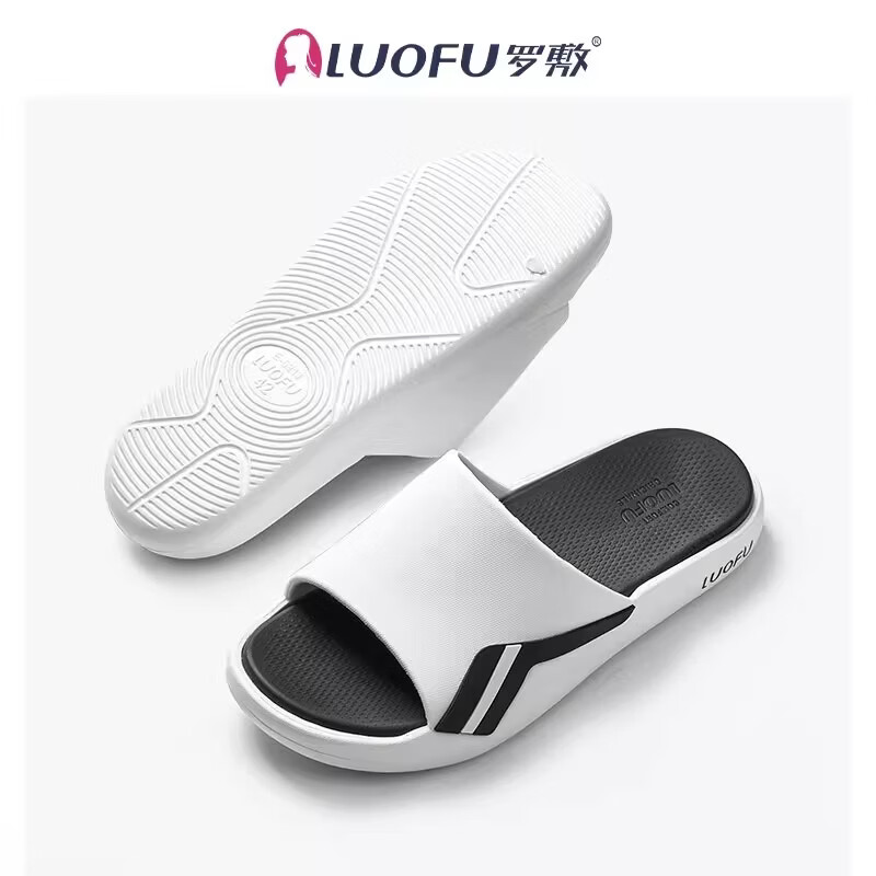 罗敷（Luo Fu）罗敷零压拖鞋男运动厚底情侣外穿夏季防滑露营户外软底涉水凉拖鞋 葡萄叶 48