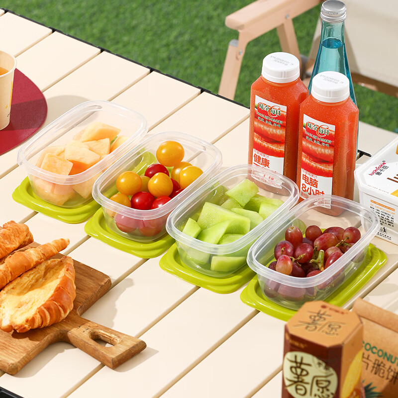 茶花冰箱保鲜盒6个装 折后7.36元