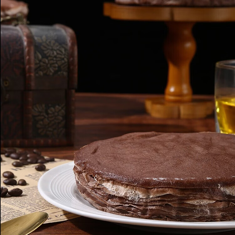 榴食喵猫山王榴莲千层蛋糕小蛋糕千层榴莲蛋糕盒子蛋糕动物奶油西点甜品 巧克力千层400g*1盒